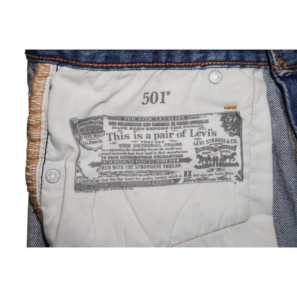 Levi’s 501 High Rise Distressed Denim Shorts – W29 - Picture 3 of 8